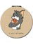 Tom ve Jerry Baskılı Ayna Yuvarlak Kişiye Özel Isim Baskılı Cep Aynası 7 cm (Kapaklı ve Büyüteçli) 1