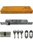 Kale 153 Standart Silindirli Daire Kilidi Dar Tip Nikel ( 20mm - 62mm ) 5