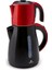Daystar Çelik Demlikli 2 In 1 Çay Makinesi ve Su Isıtıcı Kettle Redgold 1