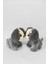 2 Adet Peluş Tasmalı Köpek Anahtarlık -14 cm -Gri- Oyuncak- Çanta Süsü - Doğum Günü Hediyesi 4
