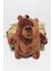 Peluş Kafadar Boz Ayı Anahtarlık - 13 cm - Kahve - Doğum Günü Hediyesi - Çanta Süsü - Oyuncak 2