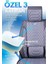 Dacia Sandero Stepway Uyumlu Lüks Deri Oto Koltuk Kılıfı Ön Arka Set Füme Marjinal Series Fs 3