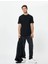 4SAM10085HK Koton Erkek T-Shirt Siyah 3