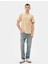 4SAM10065HK Koton Erkek T-Shirt Bej 3