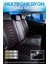Opel Corsa C Uyumlu Lüks Deri Oto Koltuk Kılıfı Ön Arka Set Siyah Kırmızı Marjinal Series Fs 1