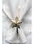 12 Adet Dekoratif Gold Star Nova Peçete Halkası - Napkin Ring 4