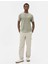 4SAM10065HK Koton Erkek T-Shirt Haki 3