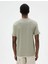 4SAM10065HK Koton Erkek T-Shirt Haki 4