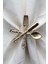 12 Adet Dekoratif Gold Food Style Peçete Halkası - Napkin Ring 3