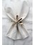 12 Adet Dekoratif Gold Food Style Peçete Halkası - Napkin Ring 4