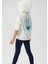 Bugs Bunny Baskılı Kapüşonlu Beyaz Sweatshirt 7S10008-80194 2