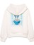Bugs Bunny Baskılı Kapüşonlu Beyaz Sweatshirt 7S10008-80194 4