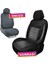 Hyundai Accent Admire 2002-2006 Trend Serisi Tay Tüyü Oto Koltuk Kılıfı Füme 5