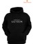 Skyrim Elder Scrolls Baskılı 3 Iplik Unisex Siyah Kapişonlu Sweatshirt 2