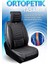 Fresh Start geely Familia Uyumlu Lüks Deri Oto Koltuk Kılıfı Ön Arka Set Siyah Beyaz Marjinal Series Fs 4