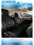fiat Uno Uyumlu Lüks Deri Oto Koltuk Kılıfı Ön Arka Set Siyah Marjinal Series Fs 1