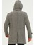 PLT8401 Dewberry Erkek Palto-Diagonal Gri 2