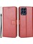 Samsung Galaxy M33 5g (Global Versiyon) Çılgın At Doku Cüzdan Flip Kapak Pu Deri Tpu Iç Kabuk Manyetik Kapanma Stand Fonksiyon Folio Kılıf Strap-Brown (Yurt Dışından) 2
