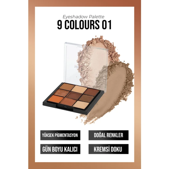 Newwell Eyeshadow Palette 9 Colours No 01