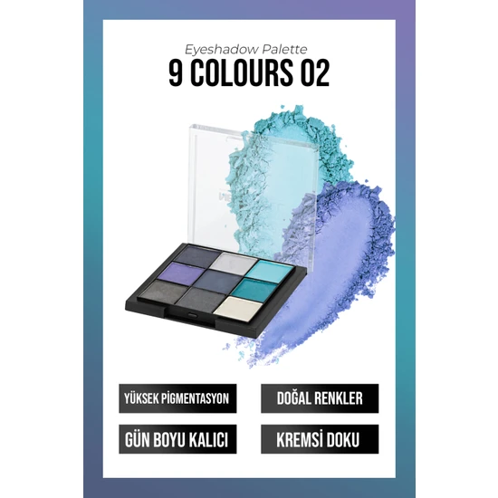 Eyeshadow Palette 9 Colours No 02