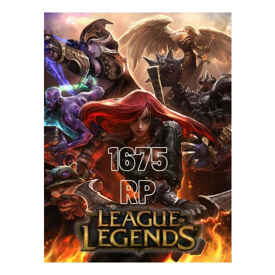 Riot League Of Legends 1675 Riot Points