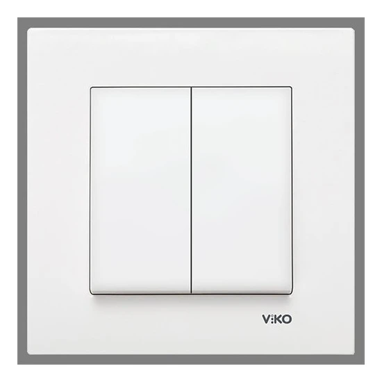 Viko Vsn Viko Meridian/ Karre Beyaz Komütatör+Çerçeve Dahil