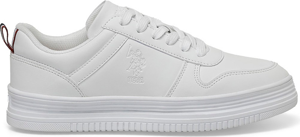 U.S. Polo Assn. Surı 4fx Beyaz Kadın Sneaker Düz Tabanlı Şık Tasarım ile Rahat Kullanım