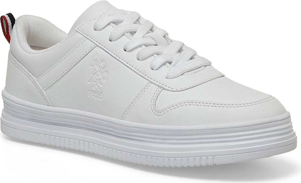 U.S. Polo Assn. Surı 4fx Beyaz Kadın Sneaker Düz Tabanlı Şık Tasarım ile Rahat Kullanım görsel 2