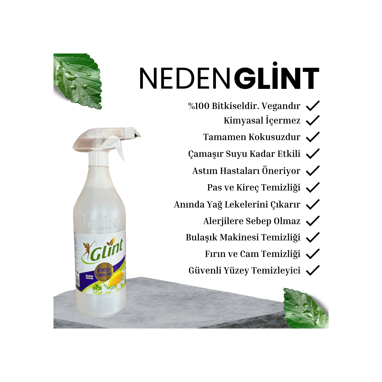 Glint Bitkisel TEMİZLEYİCİ Fiyat