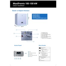 Demirdöküm Maxıpremıx  150 Kw Duvar Tipi Kazan (Pompa dahil)