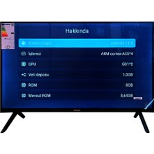 Rose ATV-332 32" 82 Ekran Uydu Alıcılı Android HD LED TV