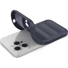 FitCase Apple iPhone 15 Pro Kılıf Optimum Lens Çerçeveli Silikon Kapak