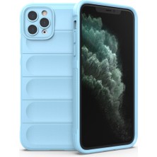 FitCase Apple iPhone 11 Pro Max Kılıf Optimum Lens Çerçeveli Silikon Kapak