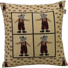 Belıeve Fare Goblen Kırlent 40*40 cm
