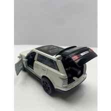 Hepsilazım Die Cast Metal Range Rover Jip 12 cm Oyuncak Araba Çek Bırak Model Araba Kapı Bagaj Açılır