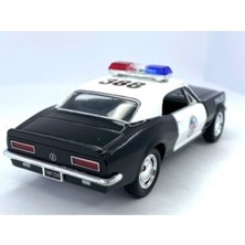 Hepsilazım Chevrolet Camaro Z-28 Metal Polis Arabası 5 Inç Çek-Bırak