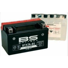 BS Battery BTX7A- 2011-2022 Kymco Agility Carry 125I Uyumlu Akü Sulu Akü