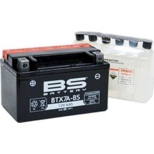 BS Battery BTX7A- 2011-2022 Kymco Agility Carry 125I Uyumlu Akü Sulu Akü