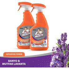 Mr. Muscle Advancad Power Banyo ve Lavanta Kokulu Mutfak Temizleyici Set