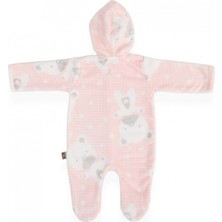 Bebitof Ayıcık Desenli Welsoft Bebek Tulumu 70324
