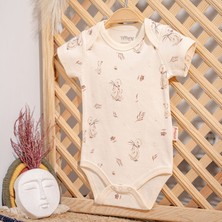 Tiffany Baby Tiffany Mother Swan Organic Theme Yarım Kollu Bebek Body 56008