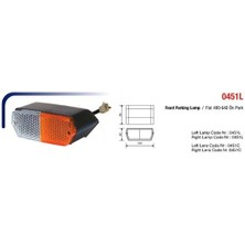 ÜÇLER Fiat 480-640 Traktör Sinyal Lambası 0451L