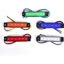 Xiyu Shop Yl Stili Kamyon Yan Işaret Gösterge Işığı Dönüş Sinyali Lambası 12V 24V LED Oto Araba Otobüs Kamyon Ute Römork Kuyruk Uyarı Lambası Fren Lambaları (Yurt Dışından)