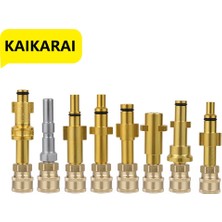 Xiyu Shop Beyaz Stil Hızlı Bağlantı "püskürtme Tabancası Değnek Lance Bayonet Adaptörü Araba Temizliği Için, Nilfisk Karcher Parkside Michelin Basınçlı Yıkama Makinesi Için (Yurt Dışından)