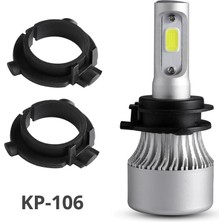 Xiyu Shop Kp 106 Stili H7H1 LED Far Ampulleri Adaptör Tabanı Montaj Adaptörü Sahipleri H1 H7 Bmwhyundaibenzbuicknissan Için Lamba Kurulumu (Yurt Dışından)