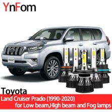 Xiyu Shop Uzun Huzme Stili 2009-2013 J150 Toyota Land Cruiser Prado J70-J150 Için Ynfom LED Farlar Kiti Lowhighfog Lambası, Araba Aksesuarları, Araba Far Ampulleri (Yurt Dışından)