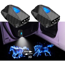 Xiyu Shop 2 Adet Tarzı 3D Dinamik G 3D LED Araba Kapısı Karşılama Lazer Projektör Logosu Hayalet Gölge Işıkları USB Şarjı Dinamik Projeksiyon Karşılama Işığı Araba Dekoratif Lambası (Yurt Dışından)