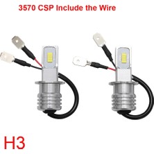 Xiyu Shop H11 Stili 6000K 2 Adet H4 H7 H11 H8 H Hb4 H Hb3 LED Mini Araba Far Ampülleri Headlam Lm Oto Sis Işığık 4300K (Yurt Dışından)