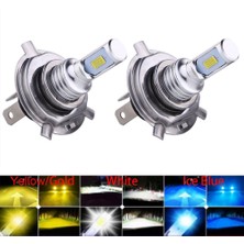 Xiyu Shop H11 Stili 6000K 2 Adet H4 H7 H11 H8 H Hb4 H Hb3 LED Mini Araba Far Ampülleri Headlam Lm Oto Sis Işığık 4300K (Yurt Dışından)