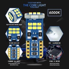 Xiyu Shop Kehribar 10 Adet 2020 Yeni W5W Tld Araba LED Araba Kama Park Işık Dönüş Yan Ampuller Gösterge Lambası Oto Plaka Işık Beyaz (Yurt Dışından)